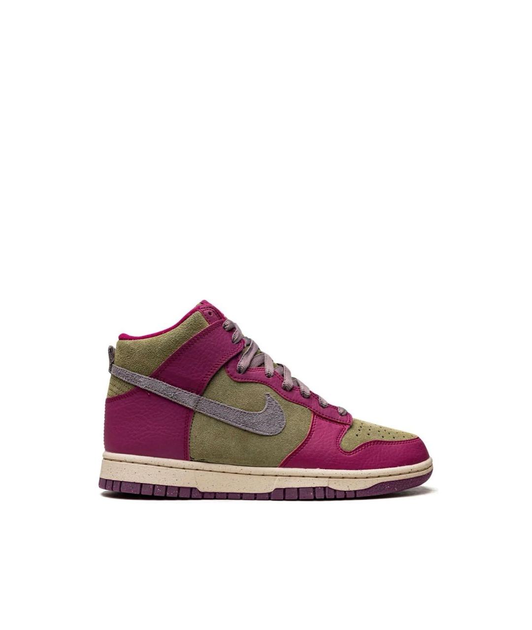 NIKE Мульти замшевые высокие кроссовки / кеды, фото 8