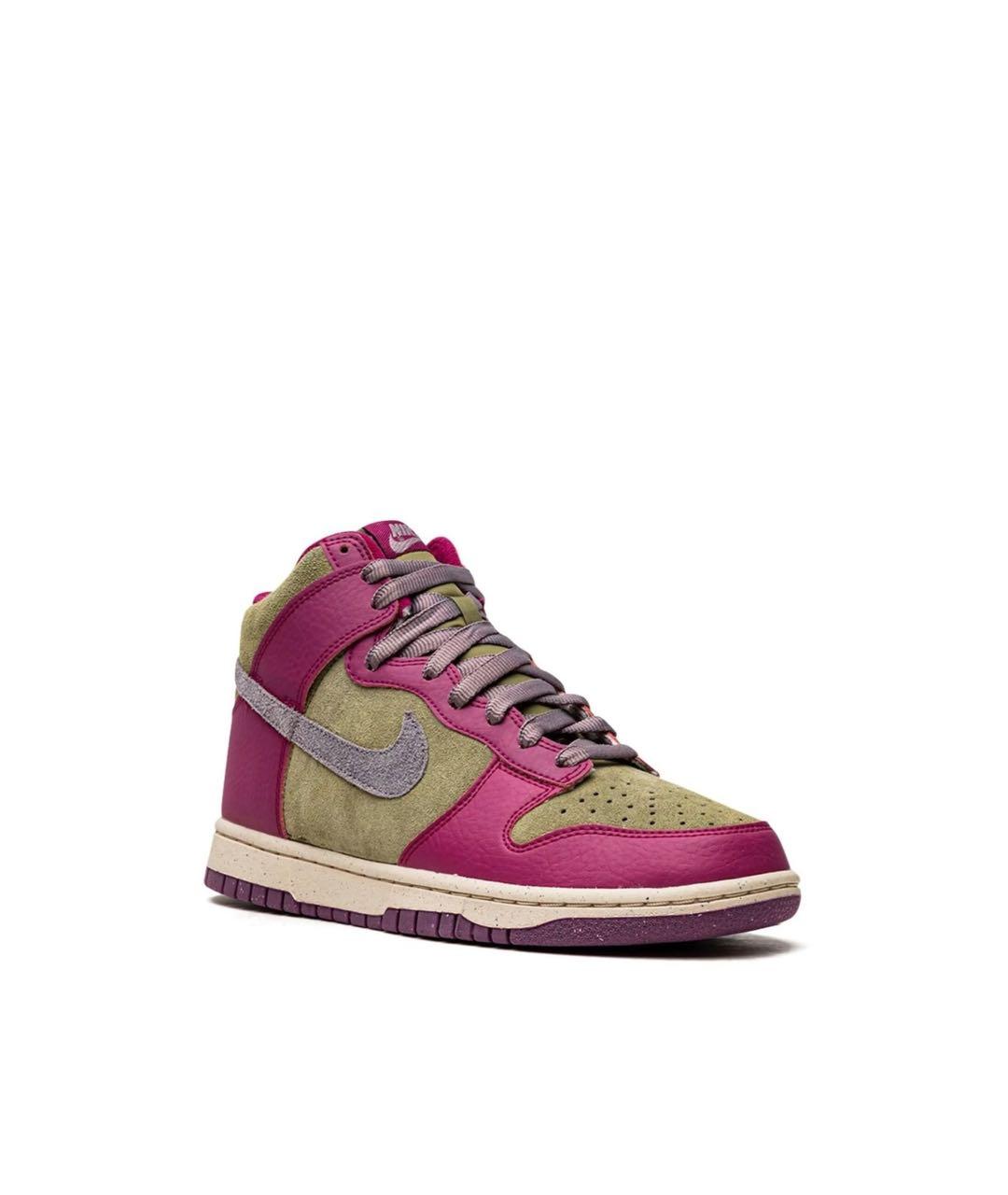 NIKE Мульти замшевые высокие кроссовки / кеды, фото 3