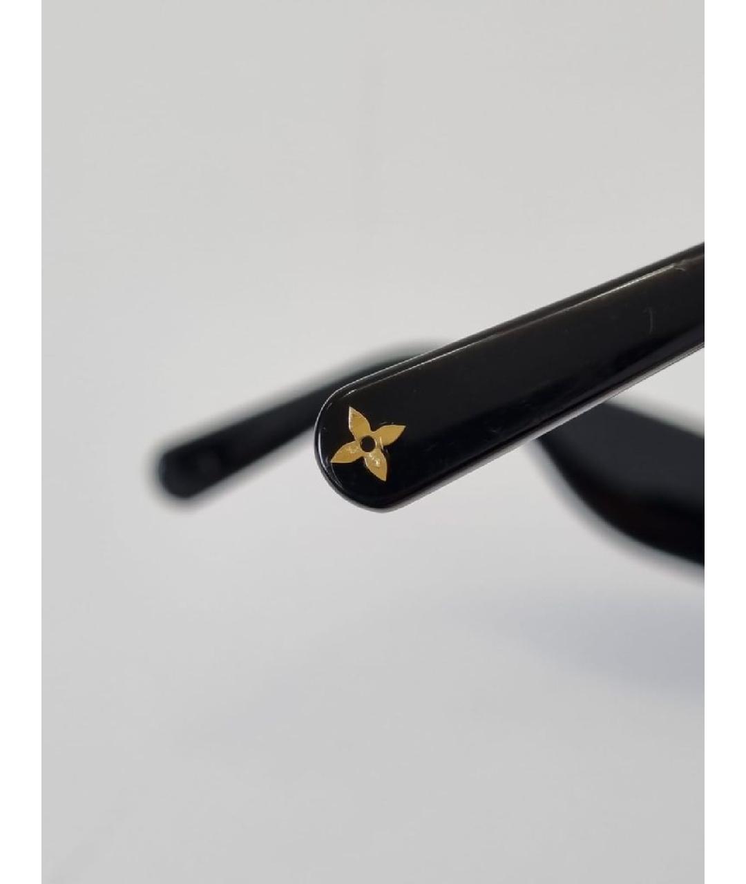 LOUIS VUITTON Черные пластиковые солнцезащитные очки, фото 5
