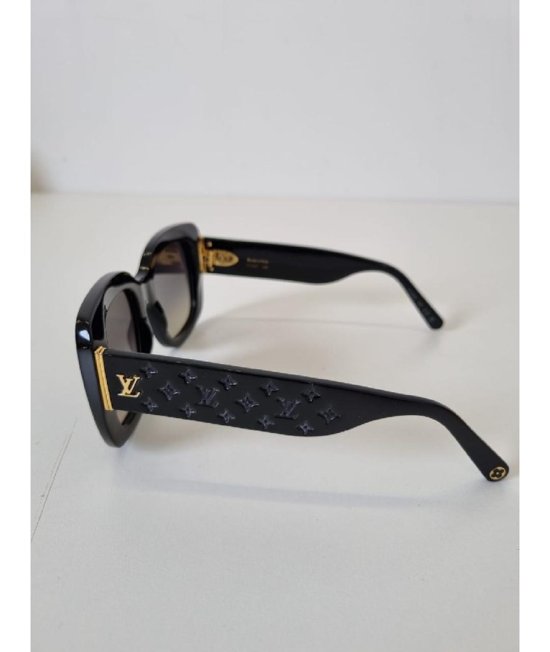 LOUIS VUITTON Черные пластиковые солнцезащитные очки, фото 2