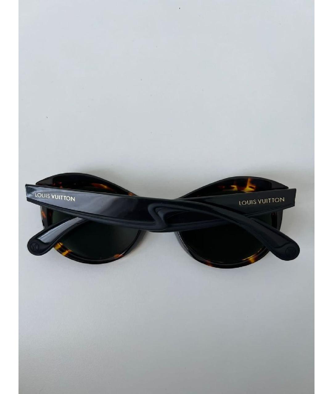 LOUIS VUITTON Черные пластиковые солнцезащитные очки, фото 4