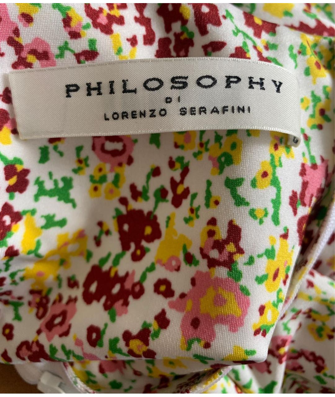 PHILOSOPHY DI LORENZO SERAFINI Мульти повседневное платье, фото 3