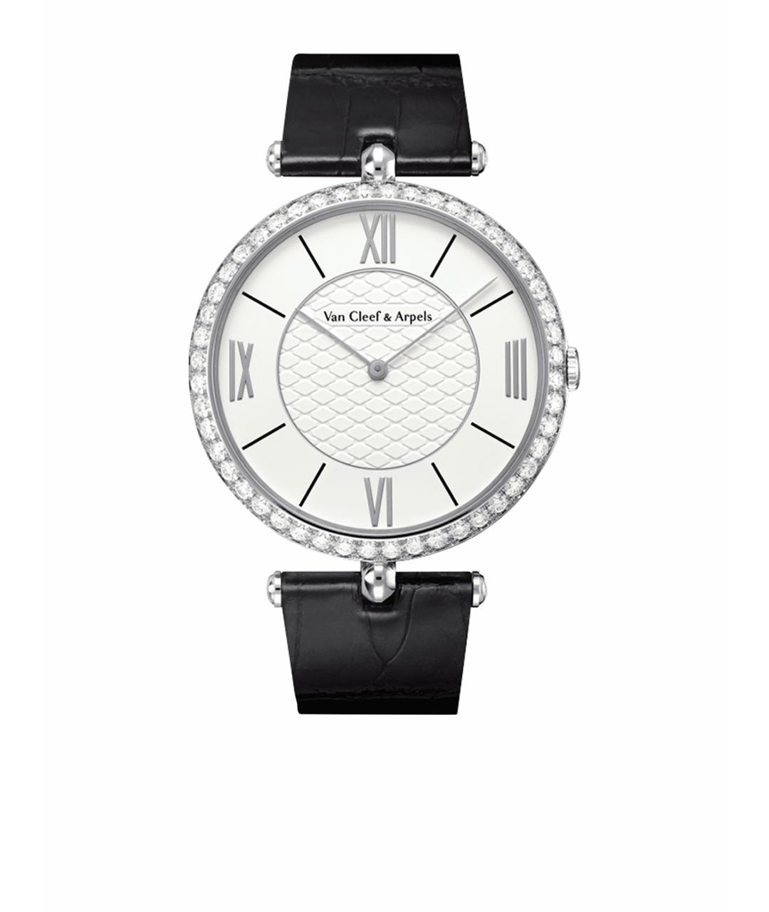 VAN CLEEF & ARPELS Черные часы из белого золота, фото 1