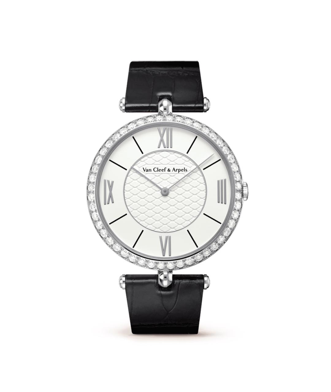 VAN CLEEF & ARPELS Черные часы из белого золота, фото 6