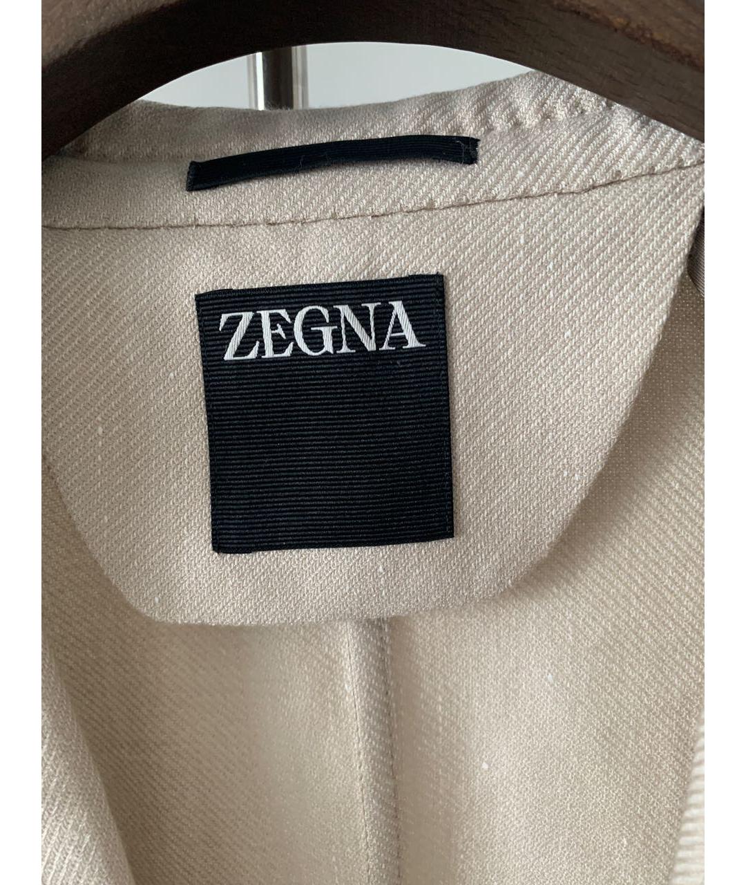 ZZEGNA Бежевый пиджак, фото 3