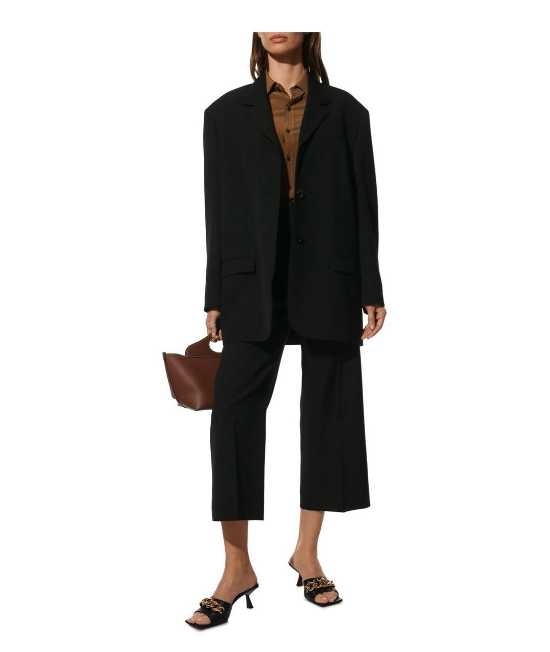 ACNE STUDIOS Черный шерстяной жакет/пиджак, фото 4