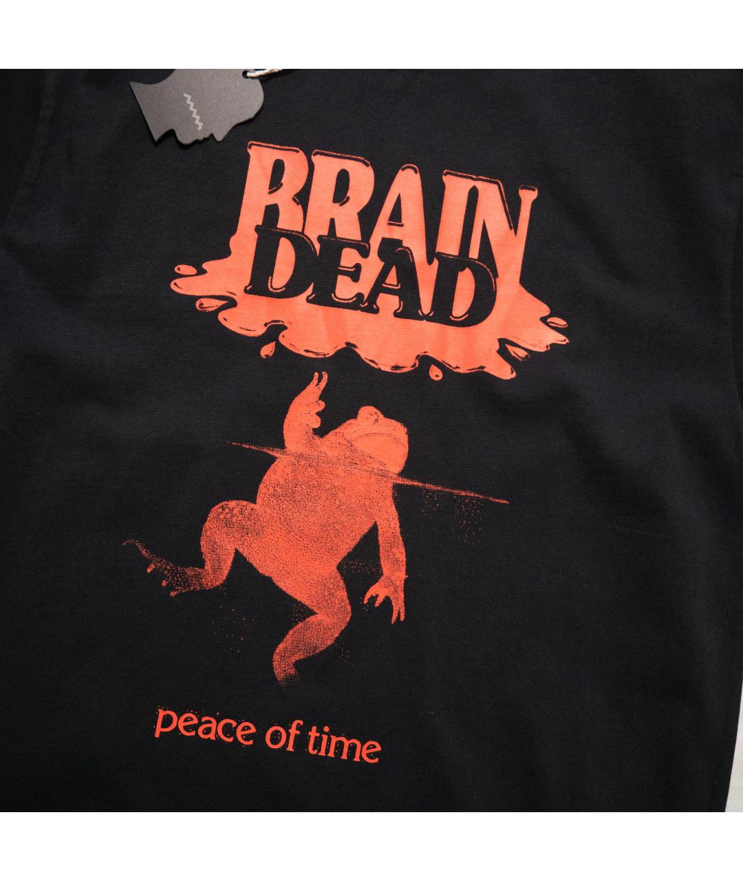 Brain Dead Черная хлопковая футболка, фото 3