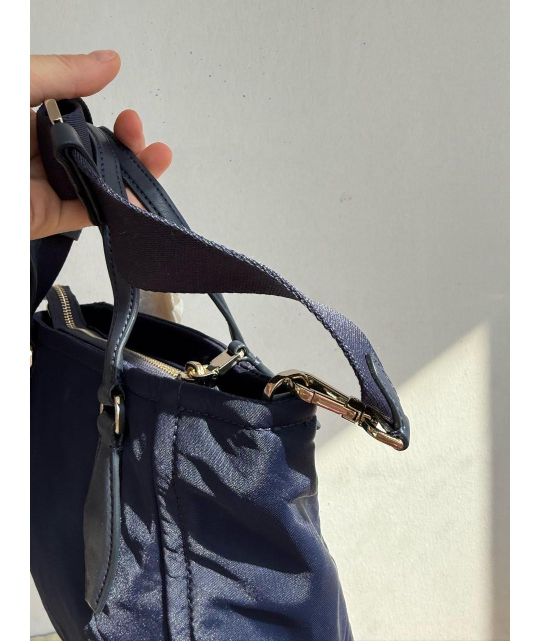 KATE SPADE Темно-синяя сумка с короткими ручками, фото 4