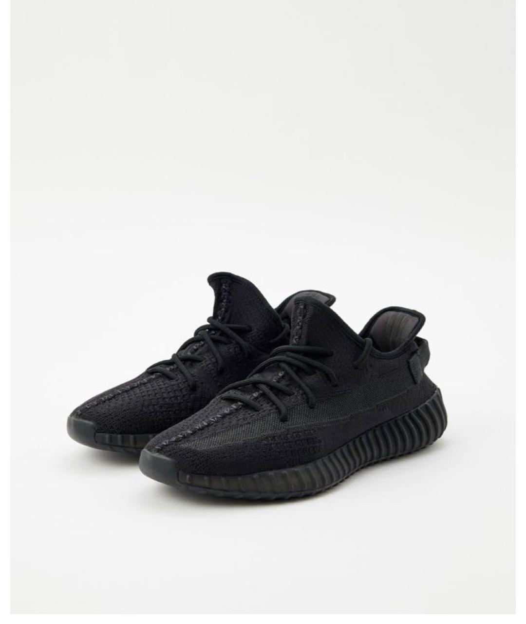 ADIDAS YEEZY Черные текстильные кроссовки, фото 2