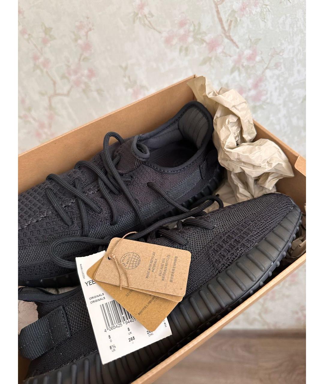 ADIDAS YEEZY Черные текстильные кроссовки, фото 5