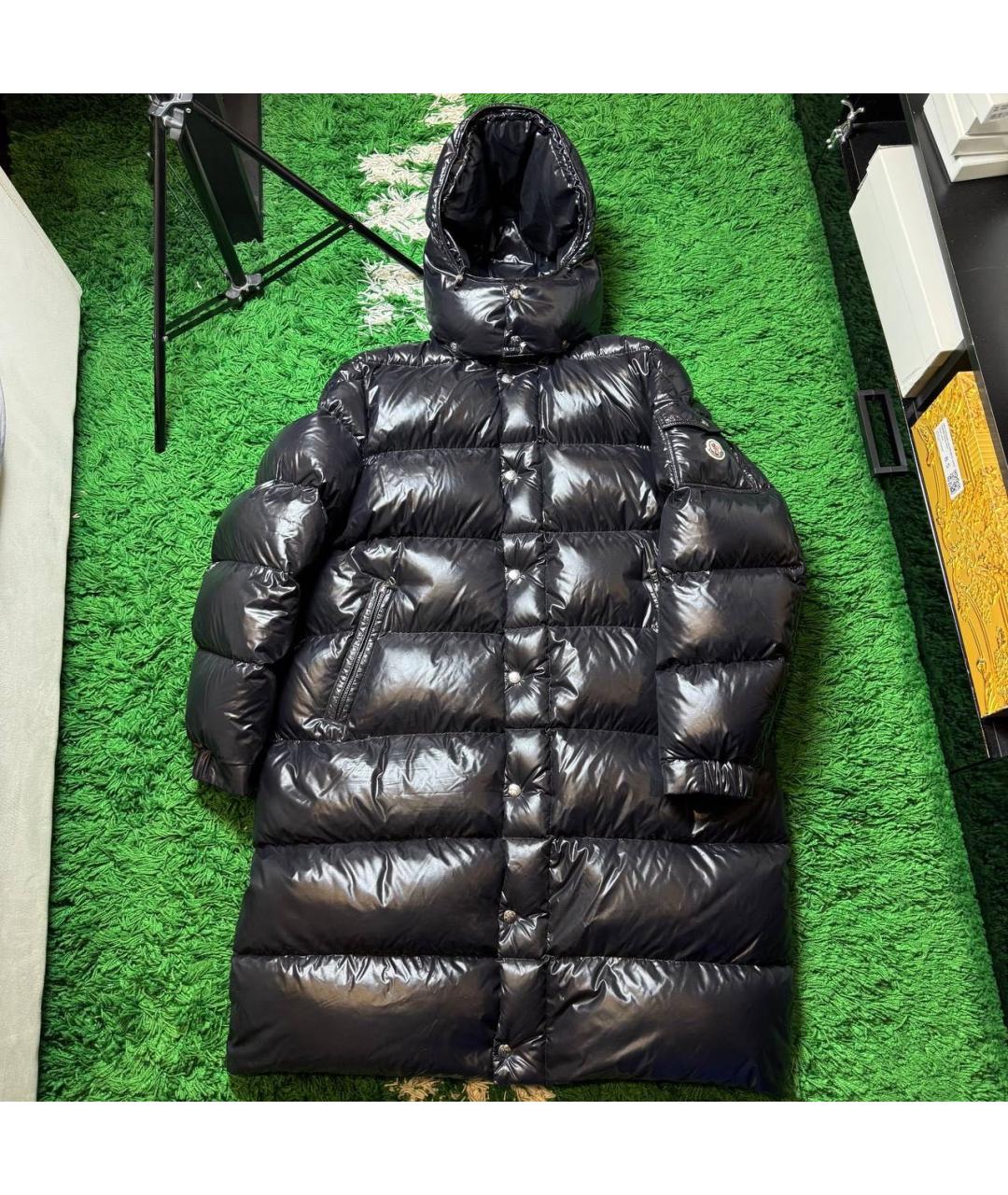 MONCLER Черная парка, фото 8
