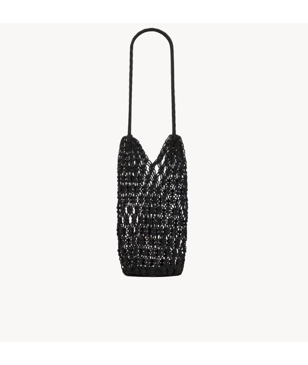 SAINT LAURENT Черная сумка тоут, фото 3