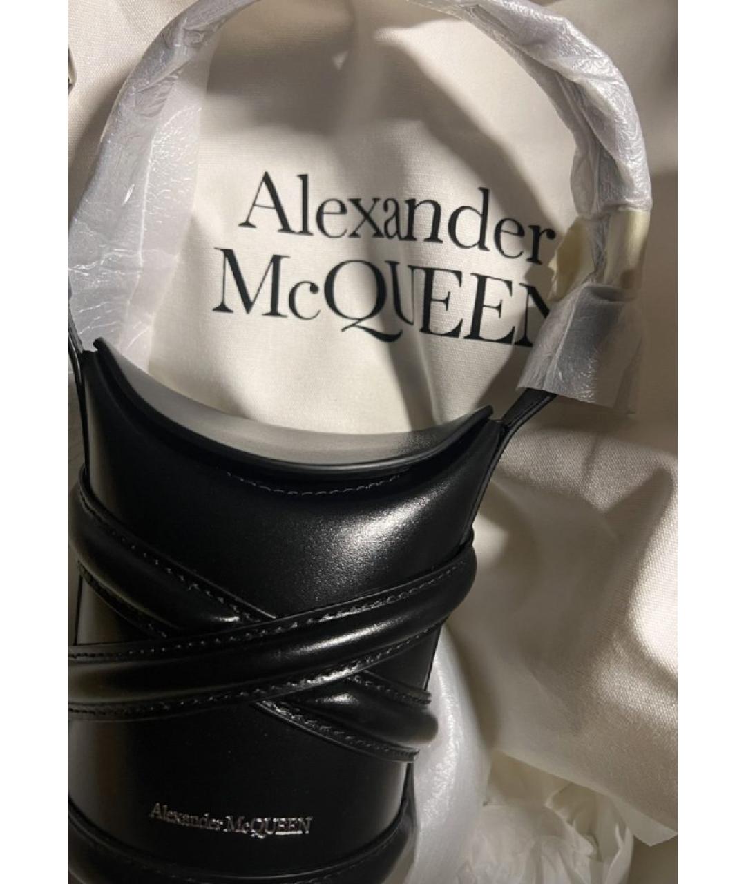ALEXANDER MCQUEEN Черная сумка через плечо, фото 5