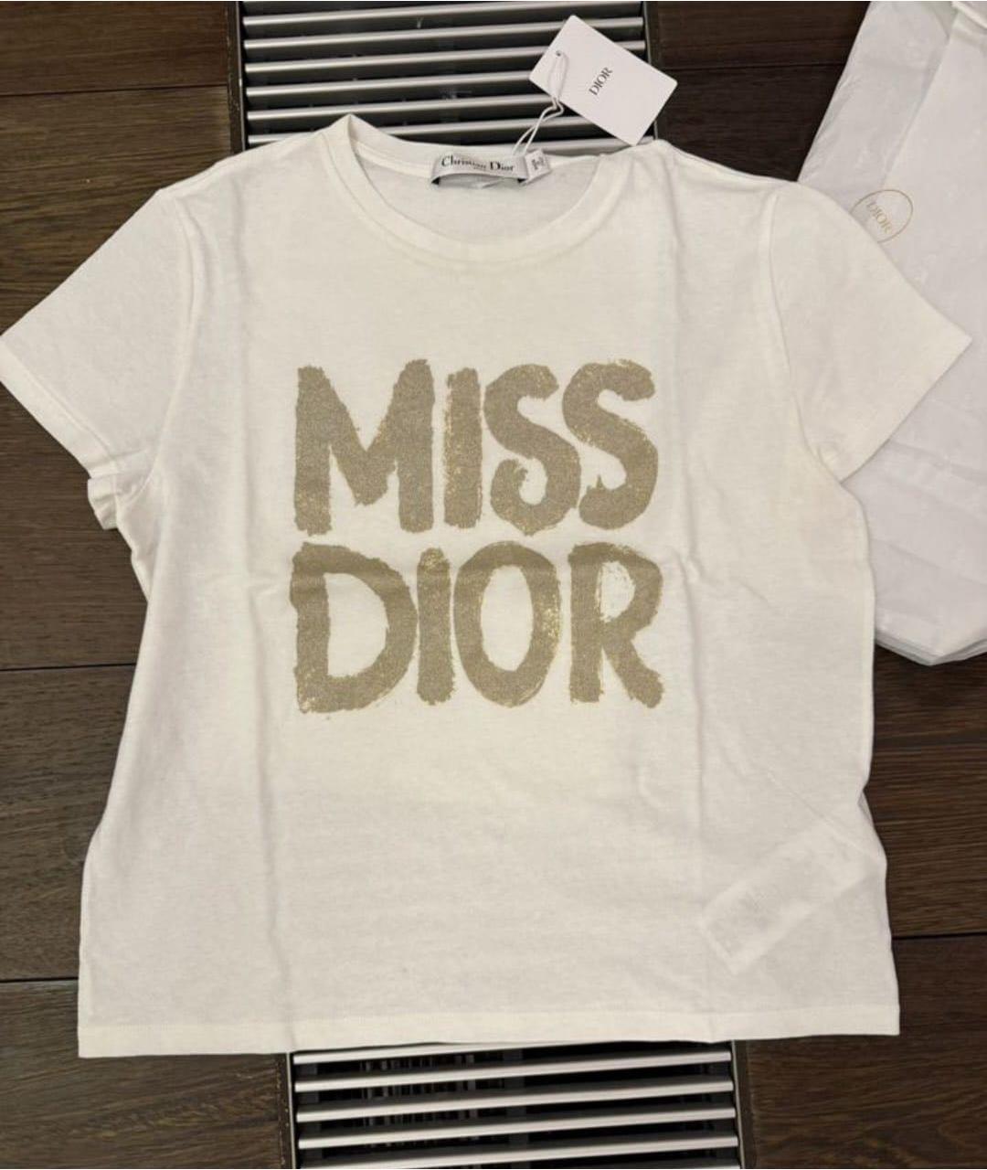 CHRISTIAN DIOR Белая хлопковая футболка, фото 5