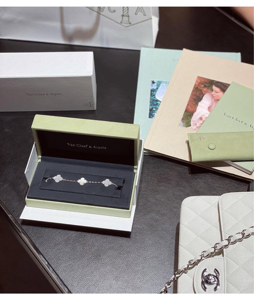 VAN CLEEF & ARPELS Белый браслет из белого золота, фото 2