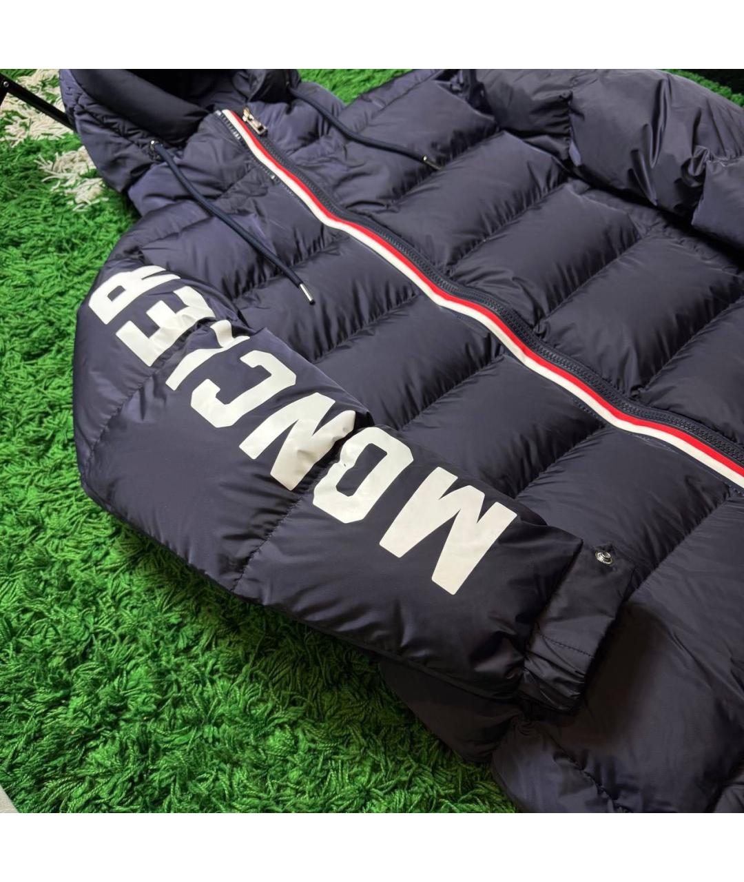 MONCLER Темно-синяя парка, фото 3