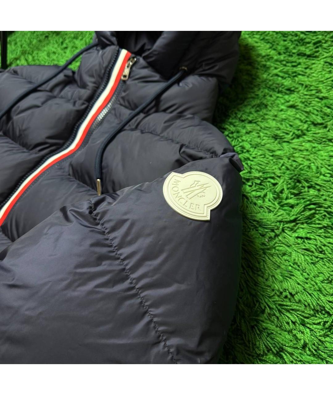MONCLER Темно-синяя парка, фото 4