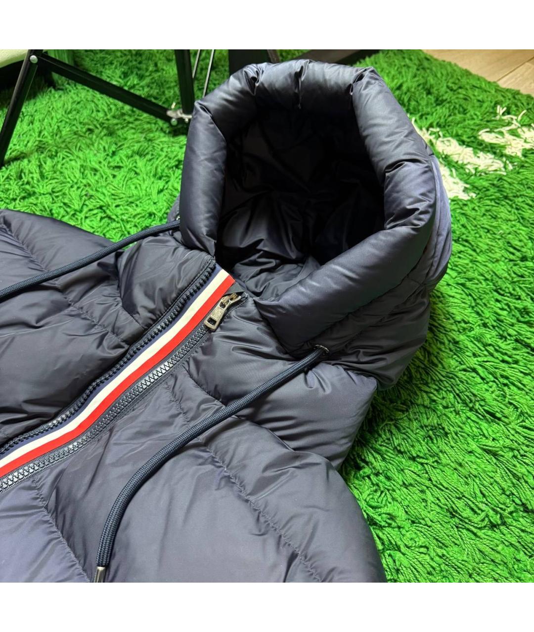 MONCLER Темно-синяя парка, фото 6