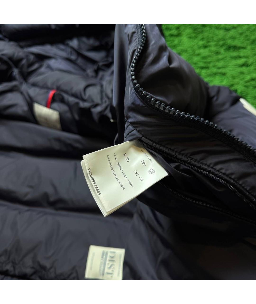 MONCLER Темно-синяя парка, фото 8