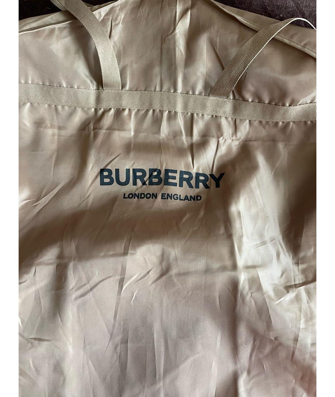 BURBERRY Бежевое шерстяное пальто, фото 7