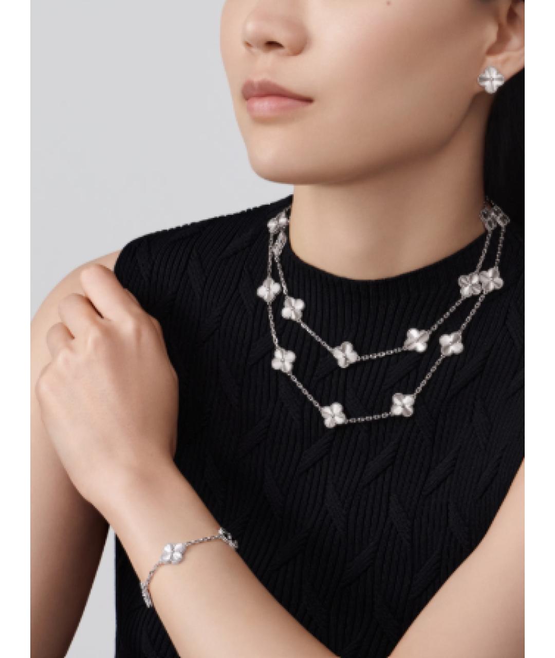VAN CLEEF & ARPELS Серебряное колье из белого золота, фото 3