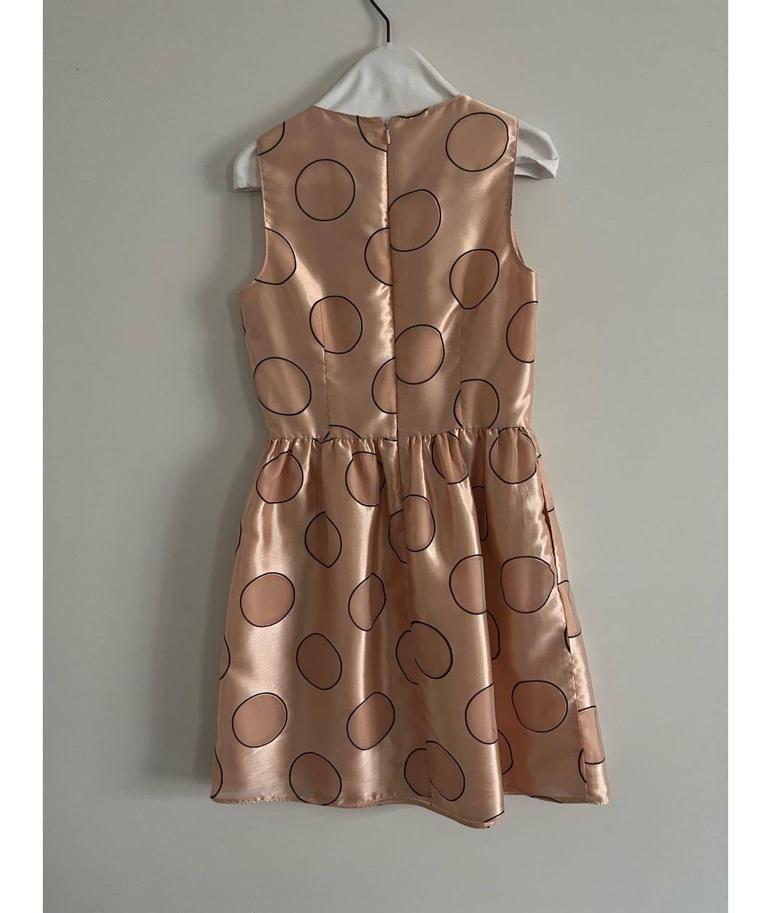 RED VALENTINO Розовое полиэстеровое коктейльное платье, фото 2
