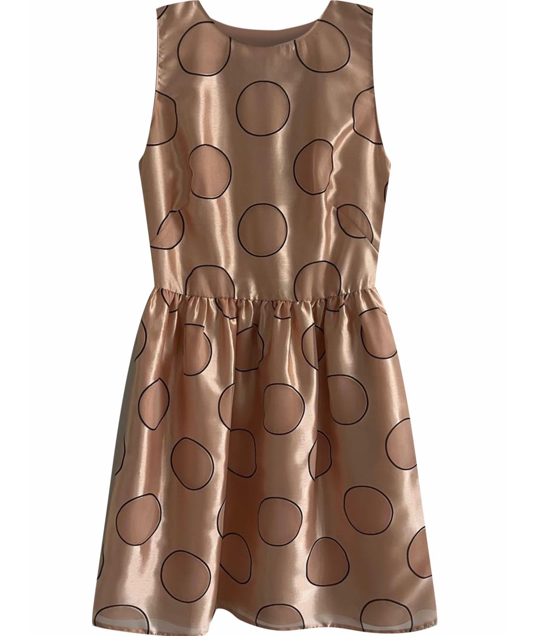 RED VALENTINO Розовое полиэстеровое коктейльное платье, фото 1