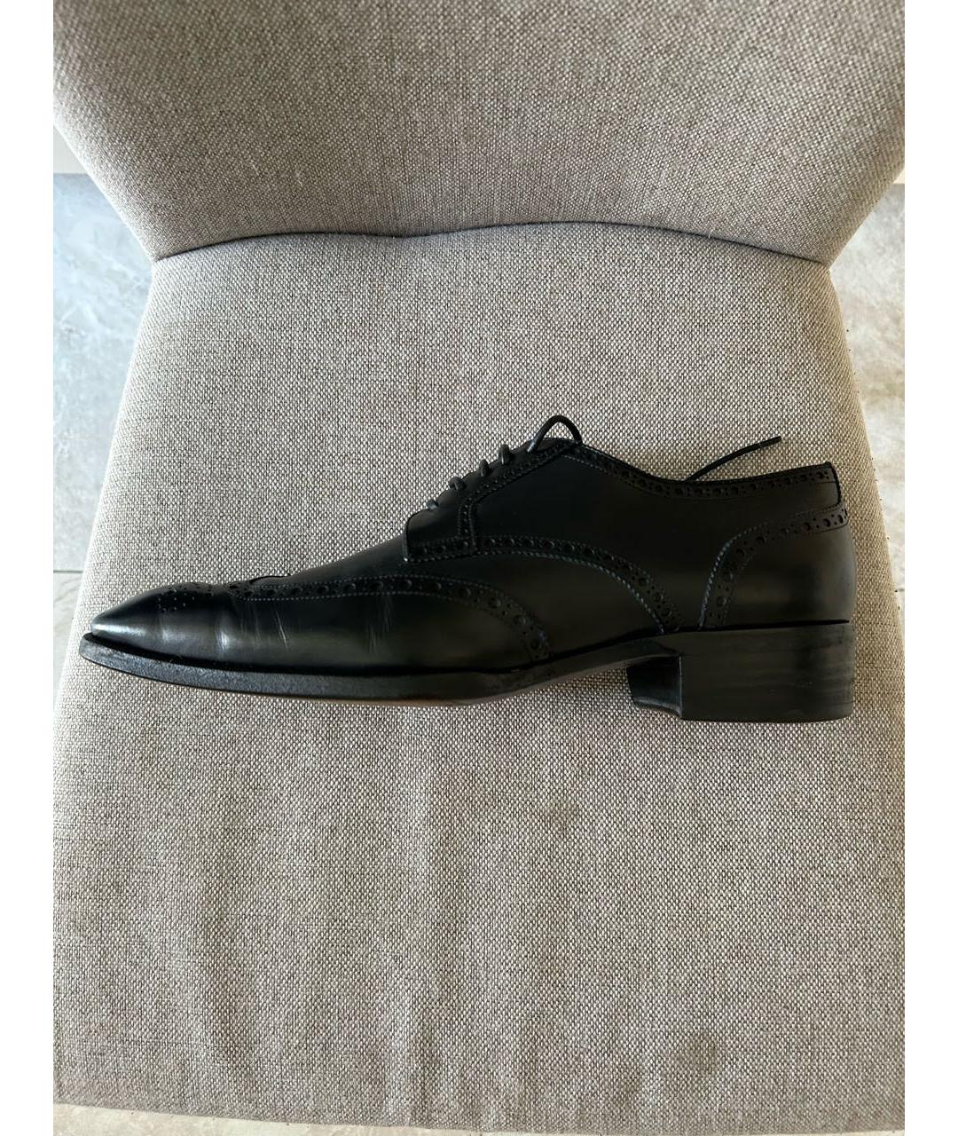 TOM FORD Черные кожаные туфли, фото 8