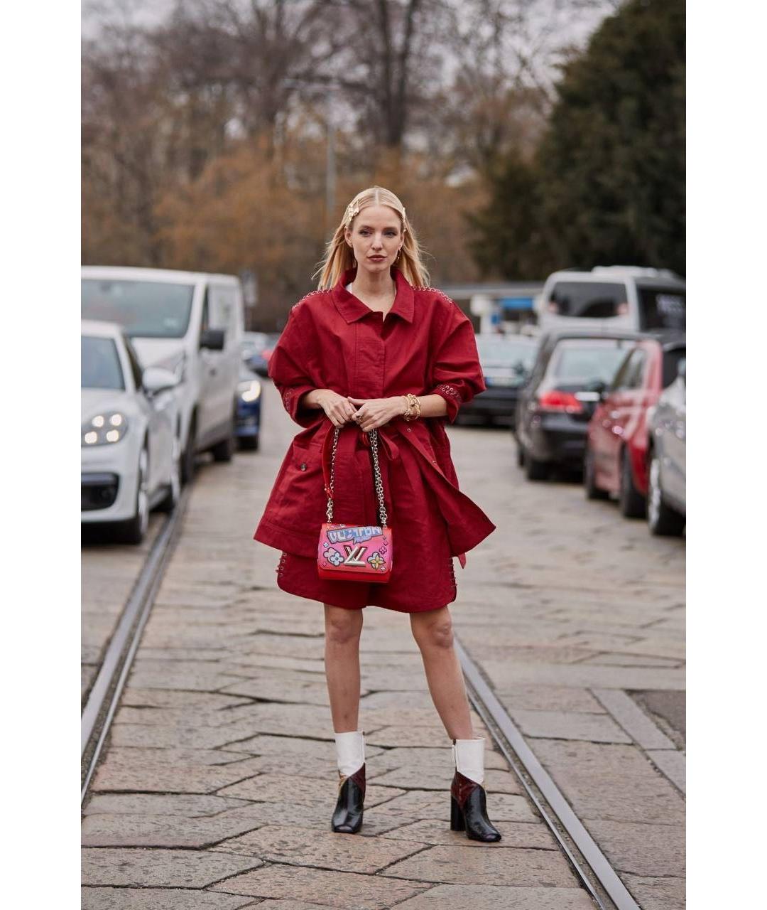 LOUIS VUITTON Кожаная сумка через плечо, фото 3