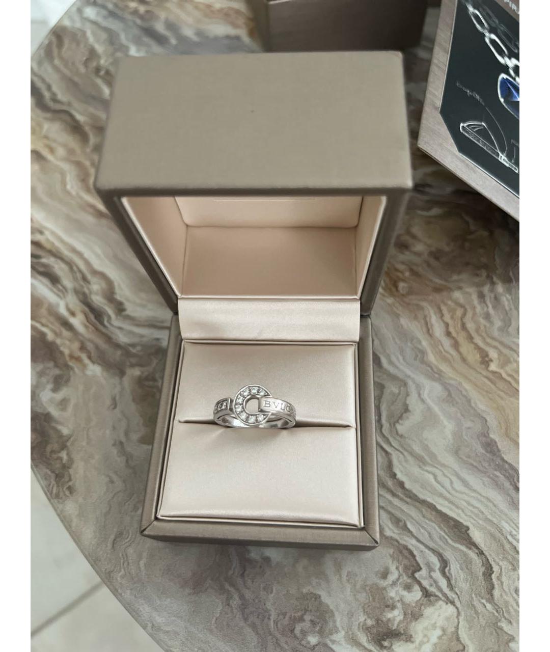 BVLGARI Кольцо из белого золота, фото 2