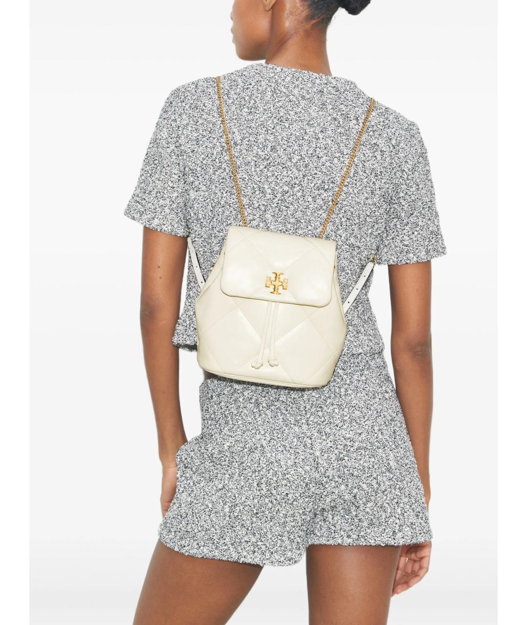 TORY BURCH Бежевый рюкзак, фото 2