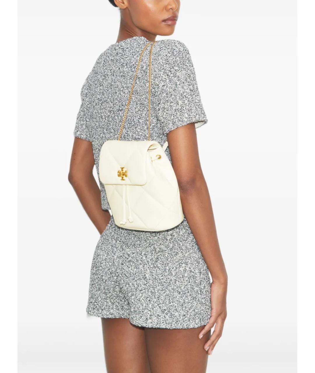 TORY BURCH Бежевый рюкзак, фото 3