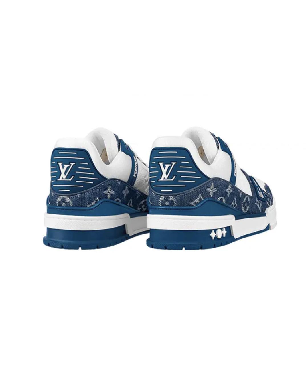 LOUIS VUITTON Голубые кеды, фото 3