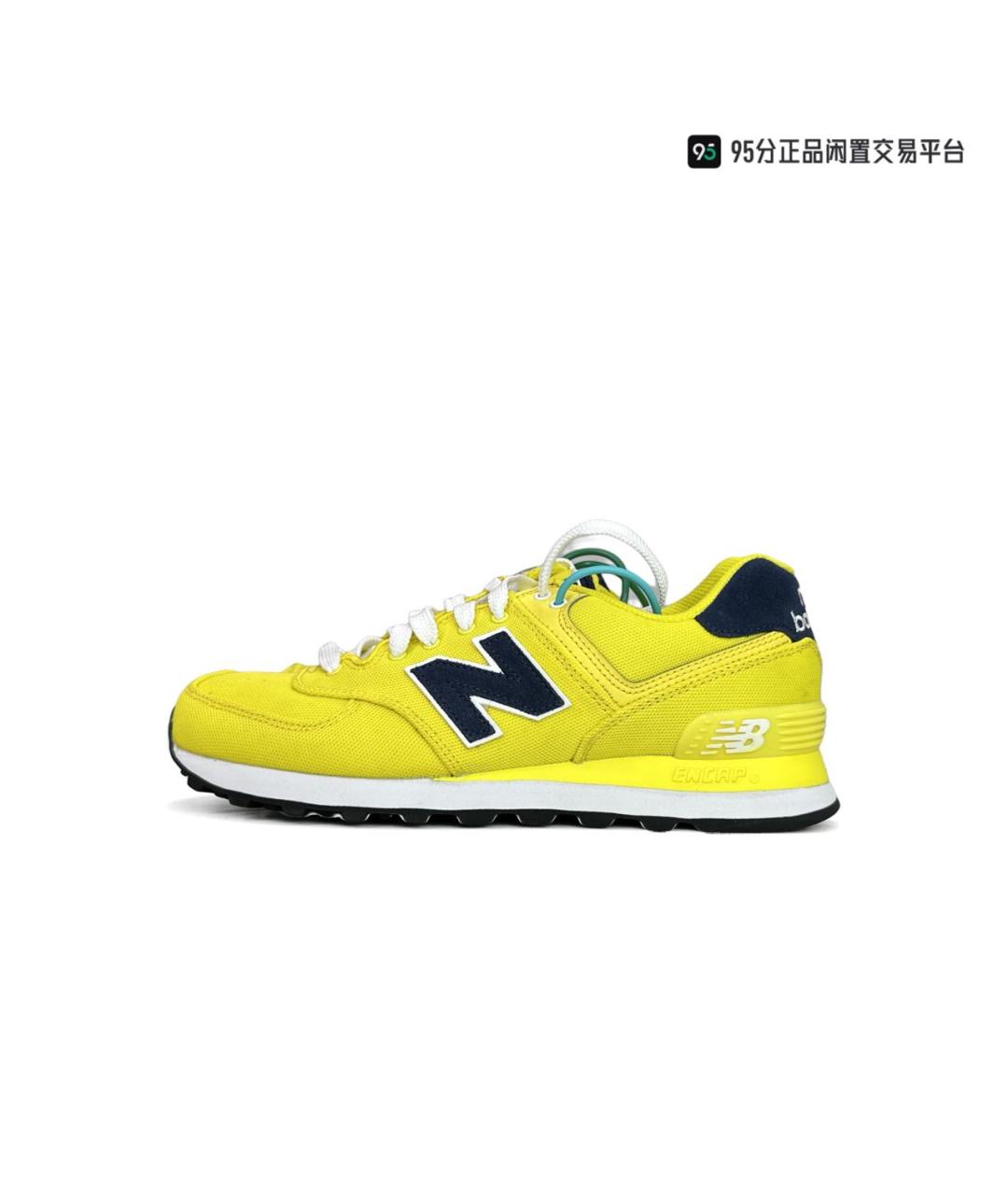 NEW BALANCE Желтые текстильные кроссовки, фото 4