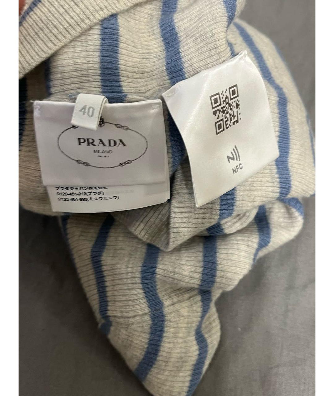 PRADA Мульти шерстяной джемпер / свитер, фото 5