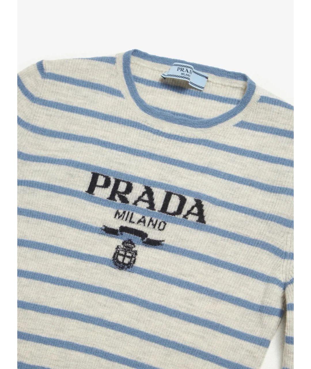 PRADA Мульти шерстяной джемпер / свитер, фото 3