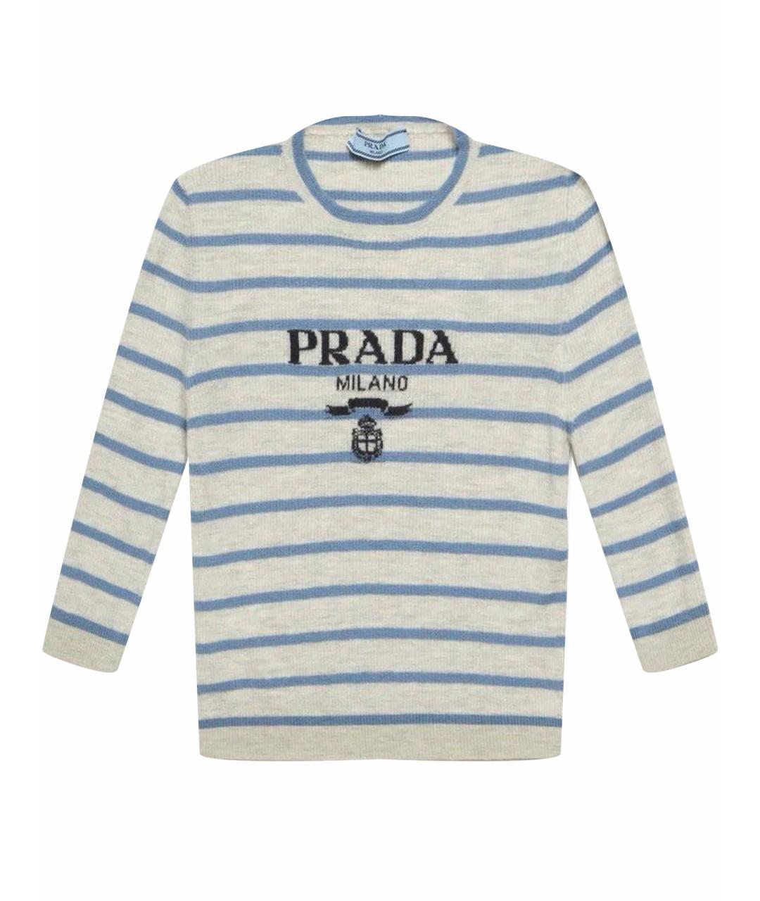 PRADA Мульти шерстяной джемпер / свитер, фото 1