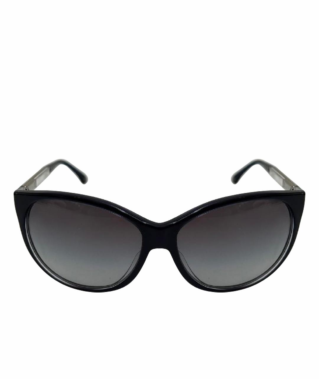 CHANEL Черные пластиковые солнцезащитные очки, фото 1
