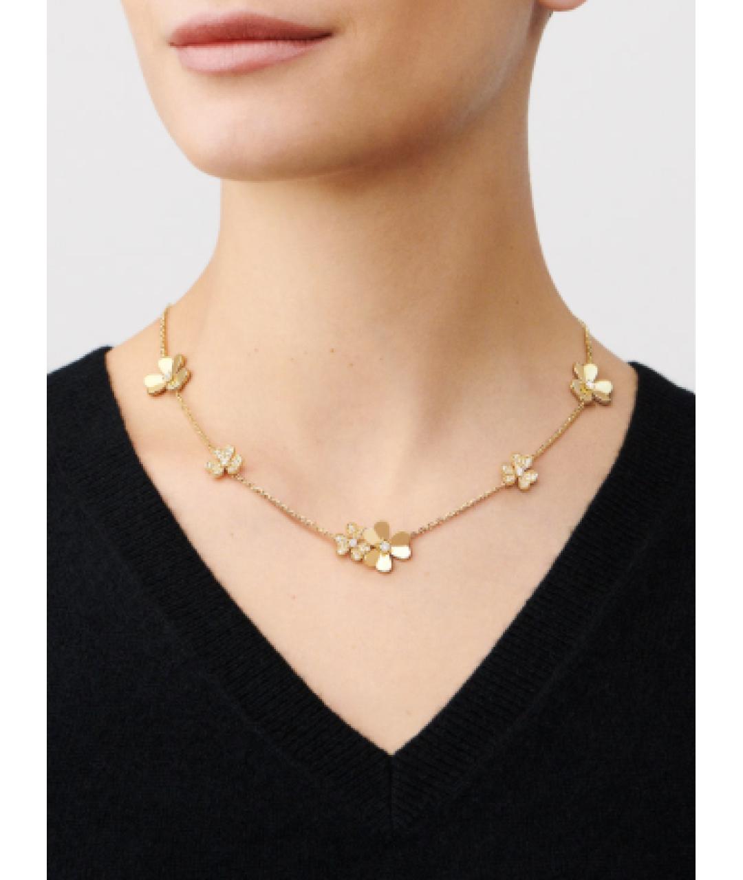 VAN CLEEF & ARPELS Золотое колье из желтого золота, фото 4