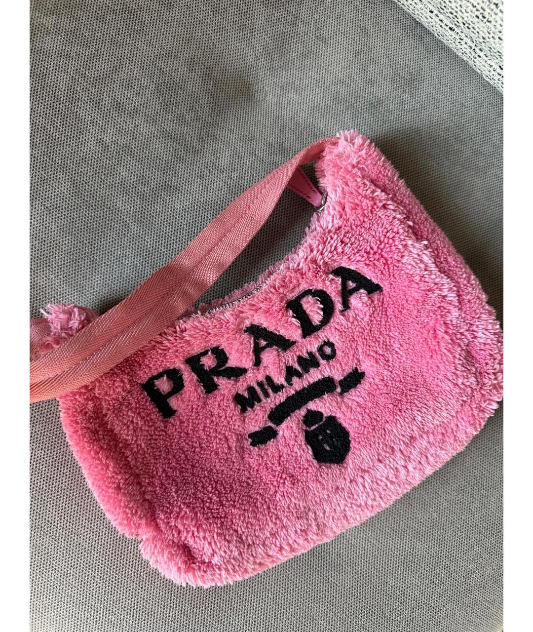 PRADA Розовая сумка с короткими ручками, фото 5