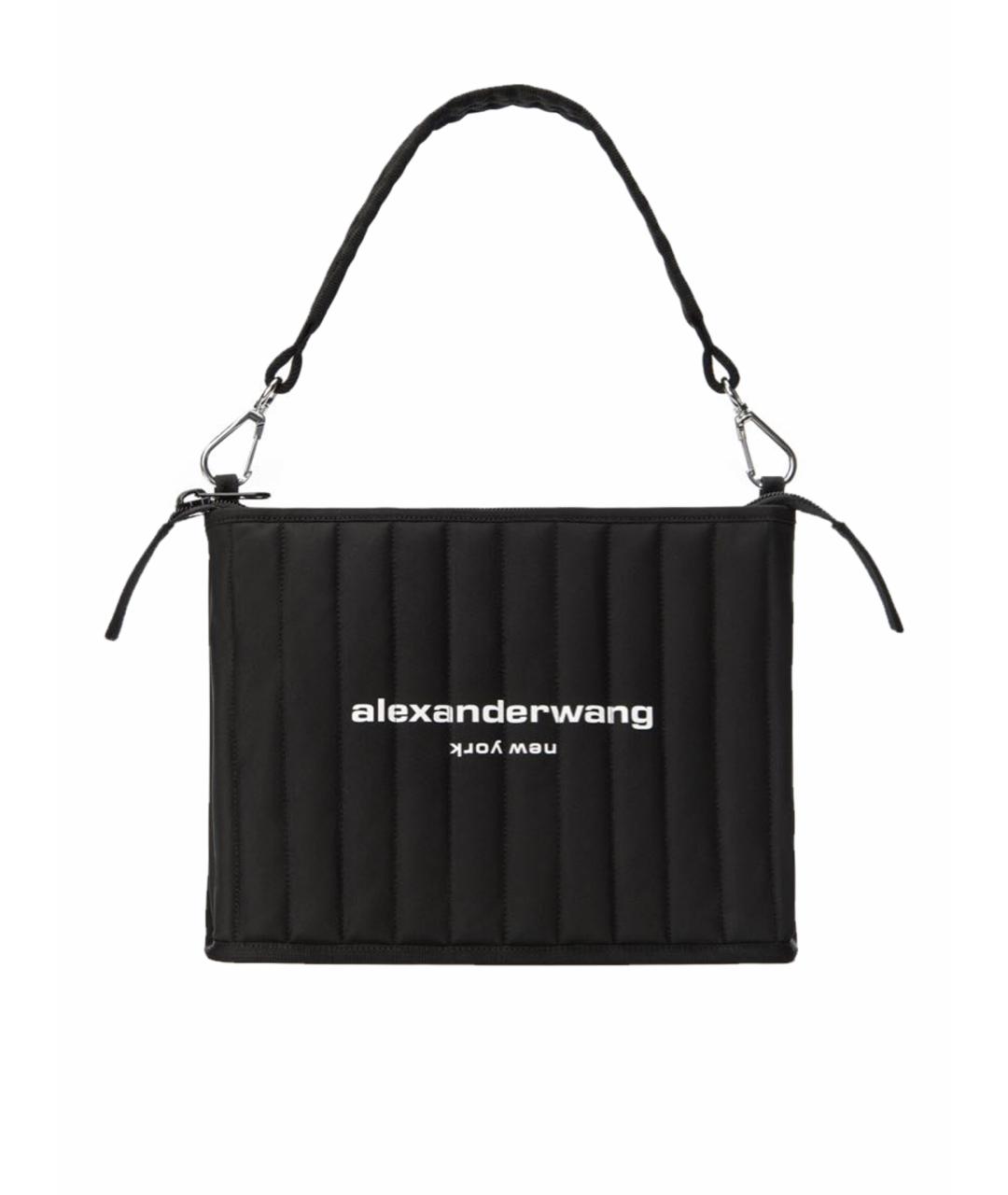 ALEXANDER WANG Черная синтетическая сумка с короткими ручками, фото 1