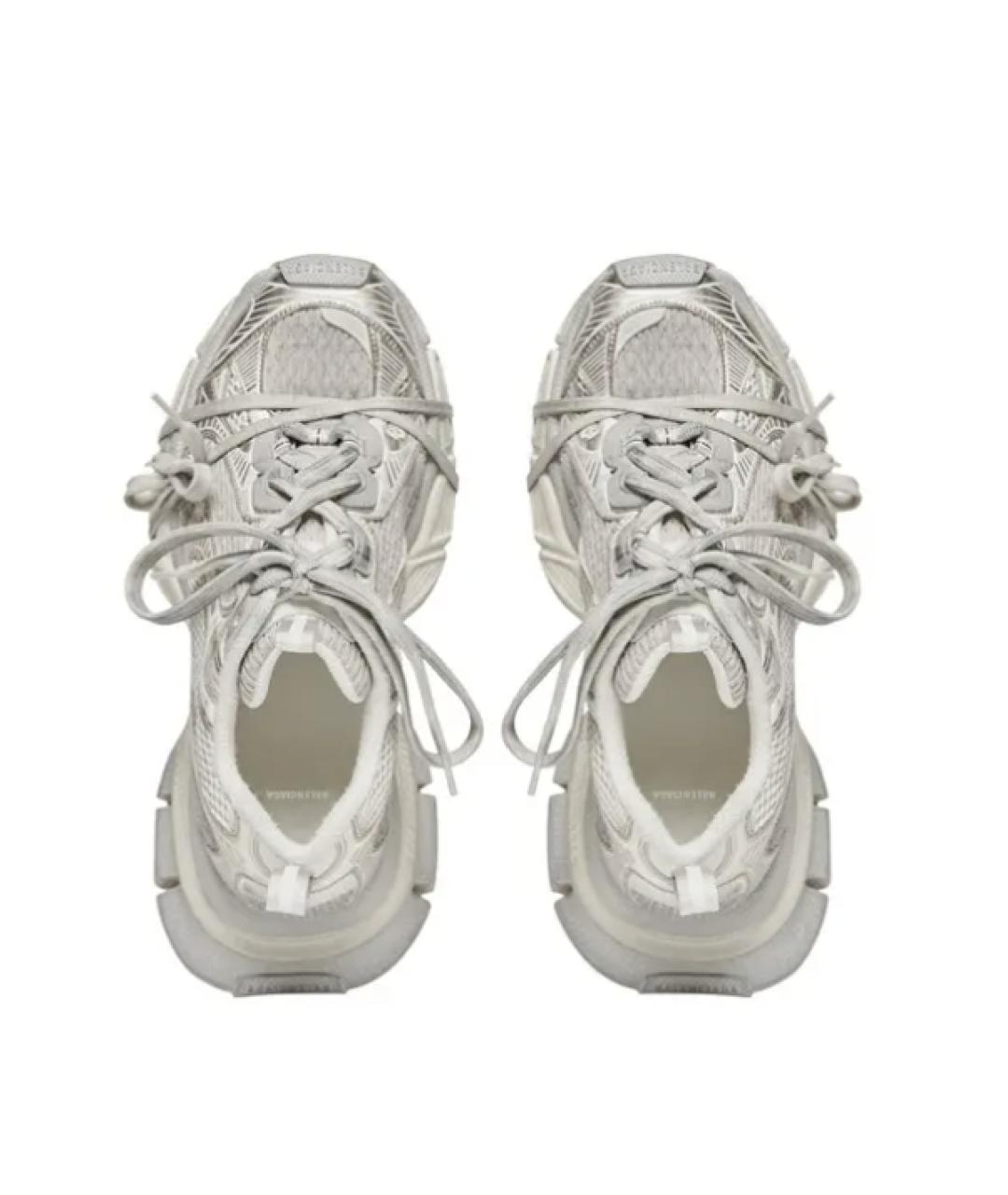 BALENCIAGA Бежевые кеды, фото 3