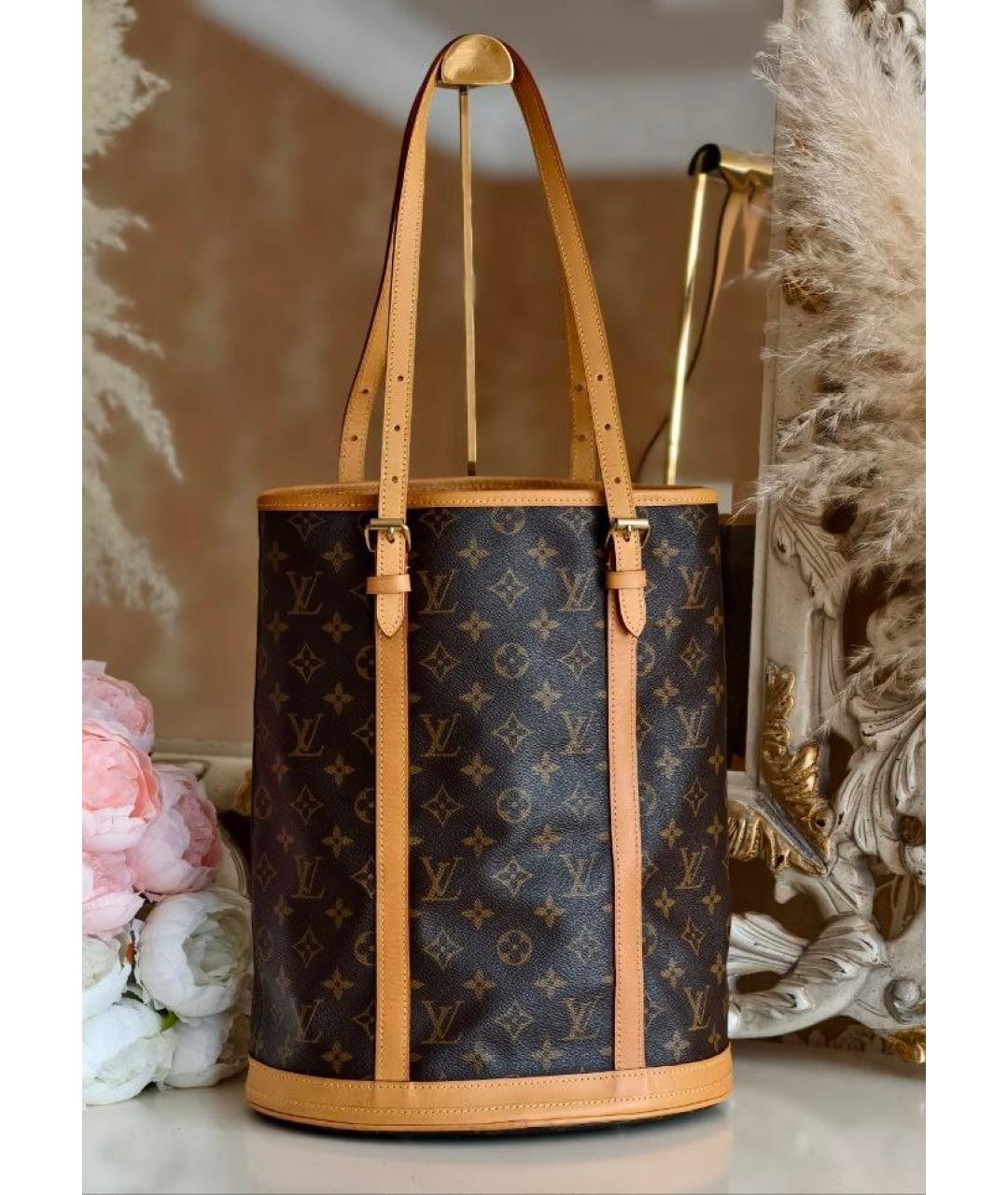 LOUIS VUITTON Коричневая сумка тоут, фото 2