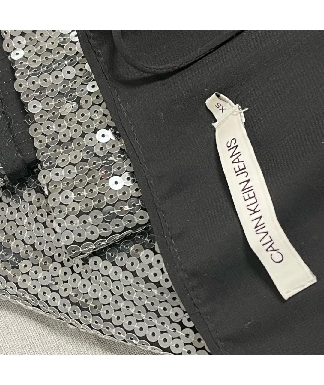 CALVIN KLEIN Антрацитовое повседневное платье, фото 4