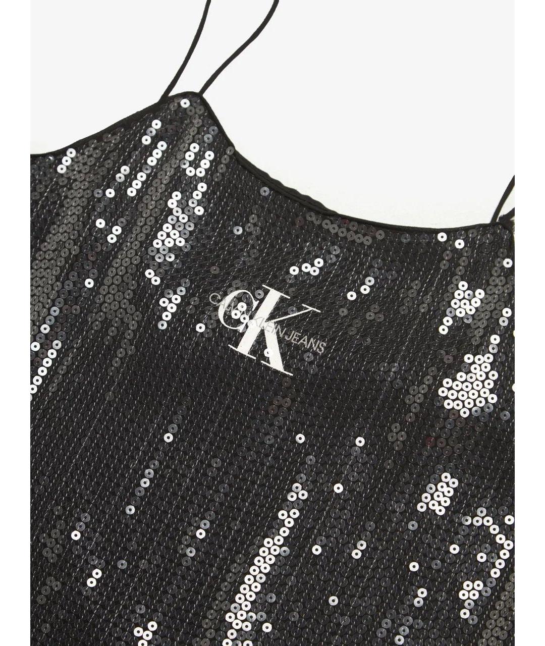 CALVIN KLEIN Антрацитовое повседневное платье, фото 3
