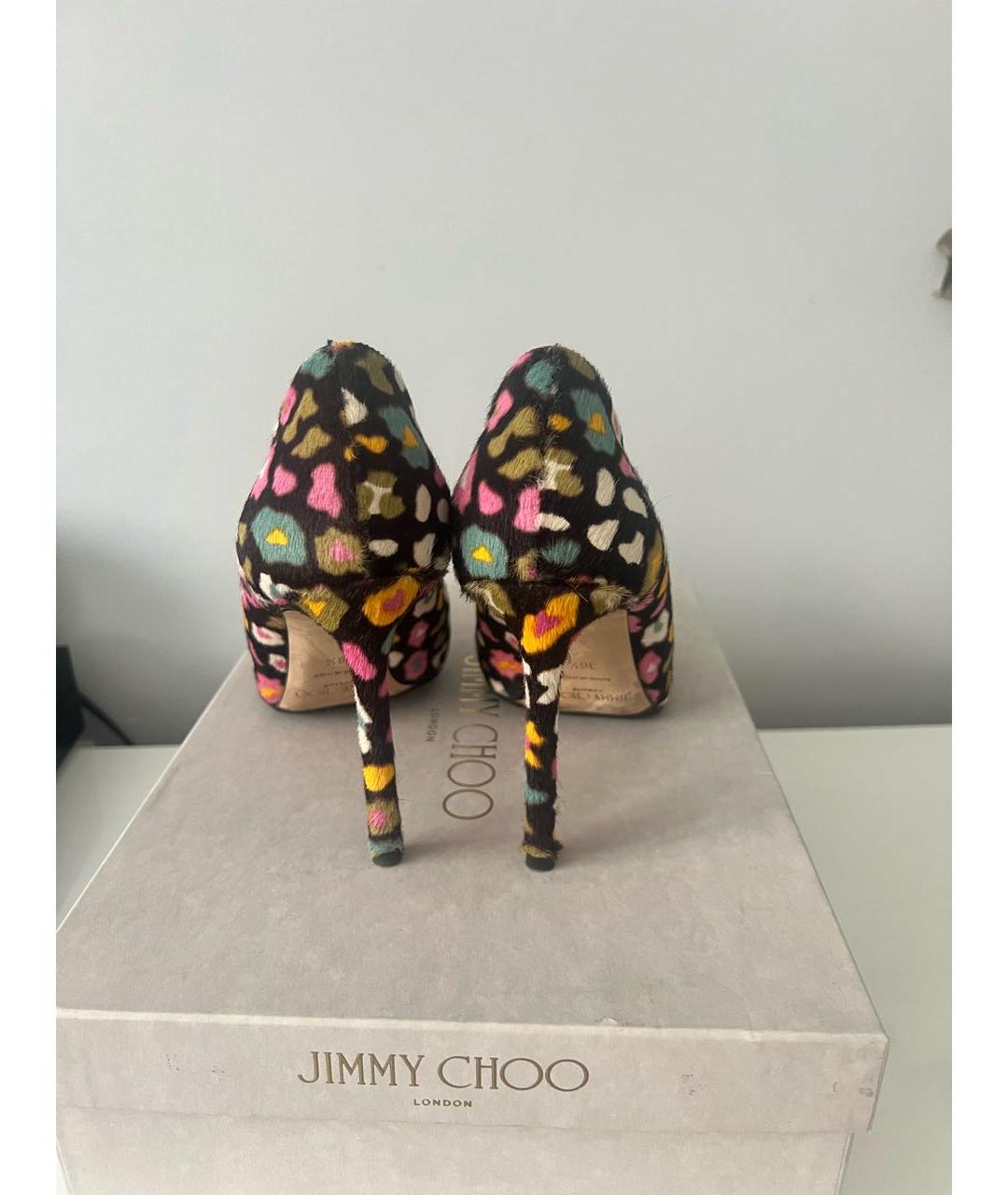 JIMMY CHOO Мульти туфли из экзотической кожи, фото 4