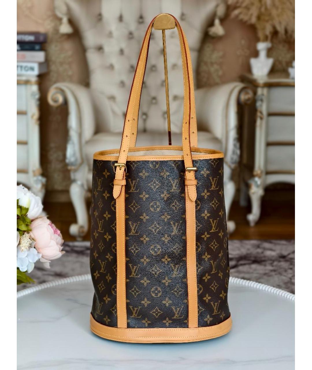 LOUIS VUITTON Коричневая сумка тоут, фото 2