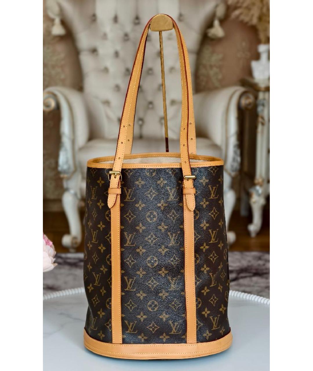 LOUIS VUITTON Коричневая сумка тоут, фото 8