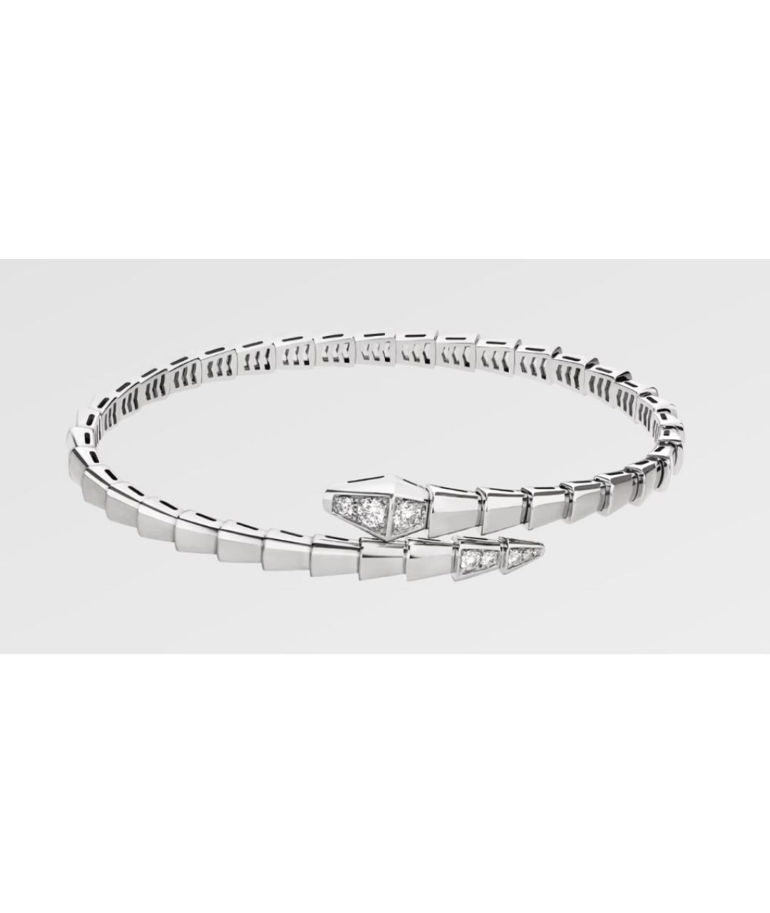 BVLGARI Серебрянный браслет из белого золота, фото 2