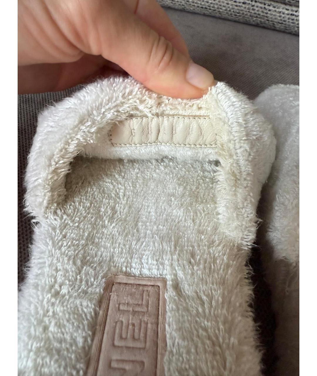 CHANEL Белые шлепанцы, фото 5